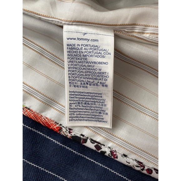 Tommy X Zendaya runway pinstripe trench coat - Picture 8 of 9